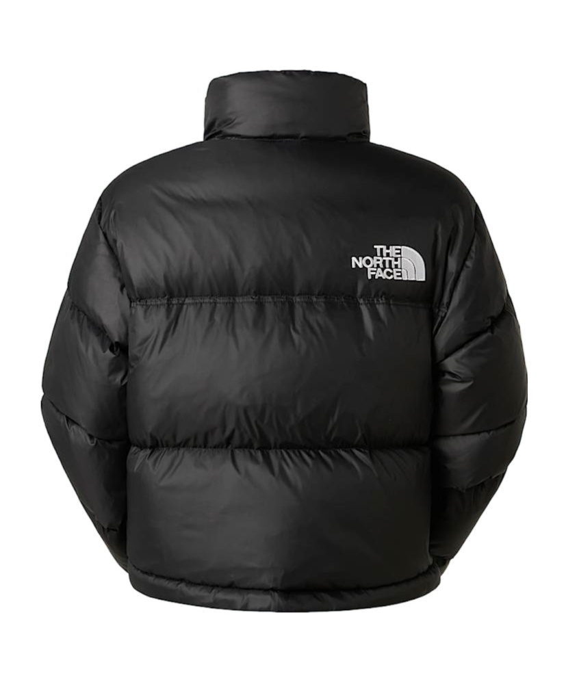 The North Face 1996 Retro Nuptse Hooded Quilted Shell Down Jacket In Black
