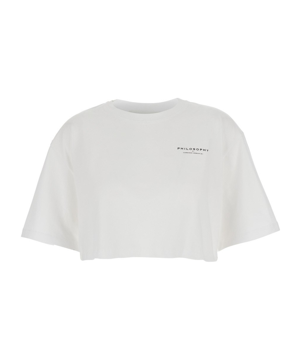 Philosophy Di Lorenzo Serafini Short T-shirt In White