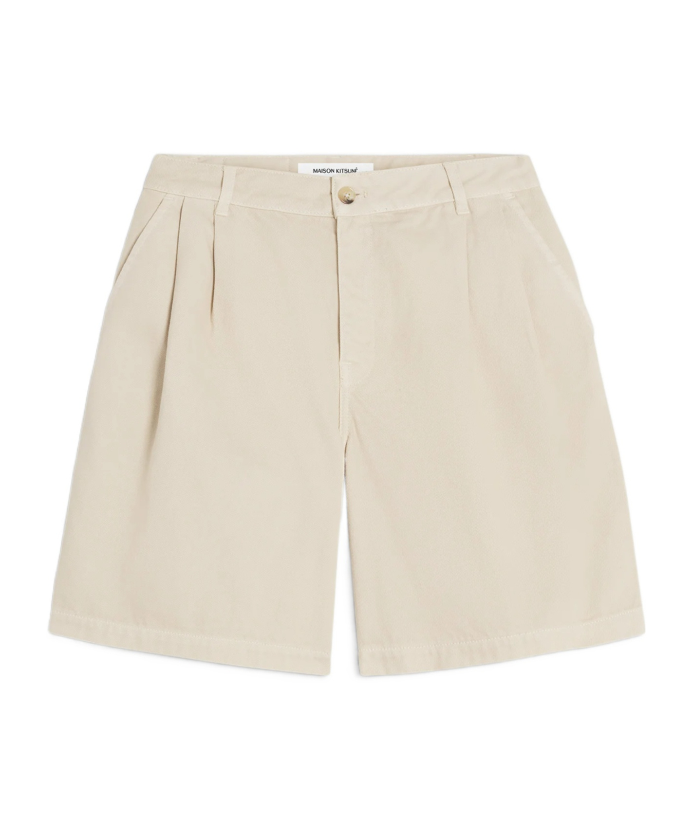 MAISON KITSUNÉ CASUAL PLEATED BERMUDA