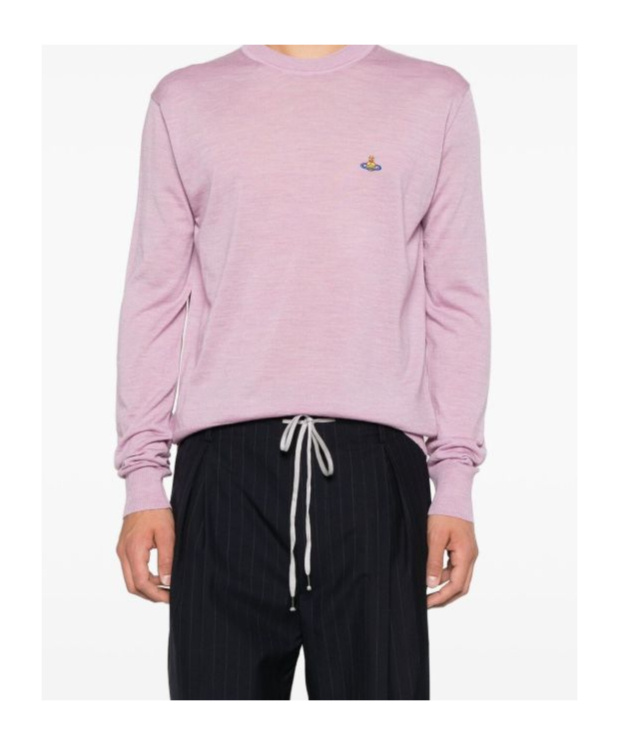 Vivienne Westwood Crew Neck Sweater In Pink