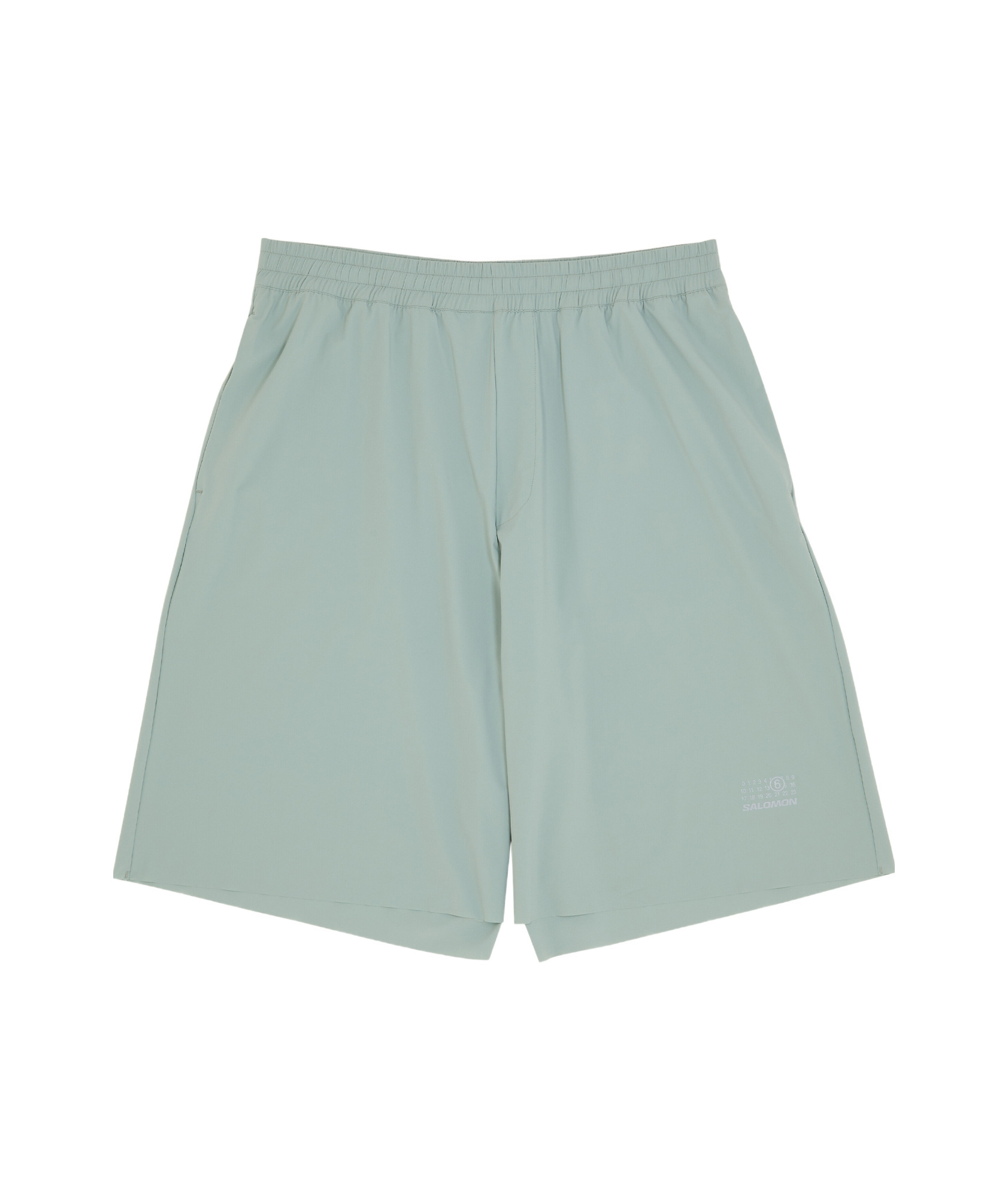 Mm6 Maison Margiela X Salomon X Salomon Shorts With Numerical Graphics In Blue