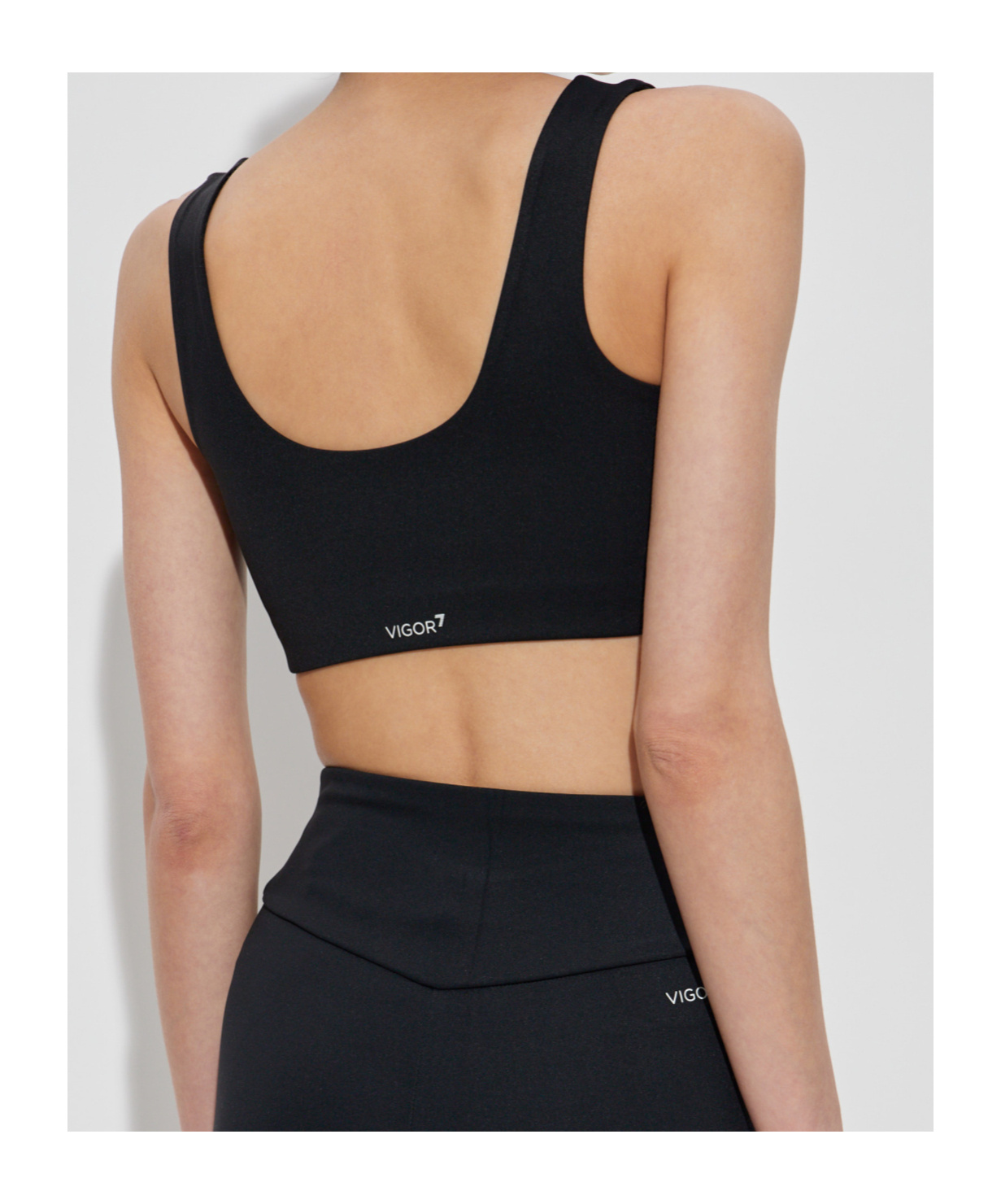 Ea7 Cropped Tops In Black