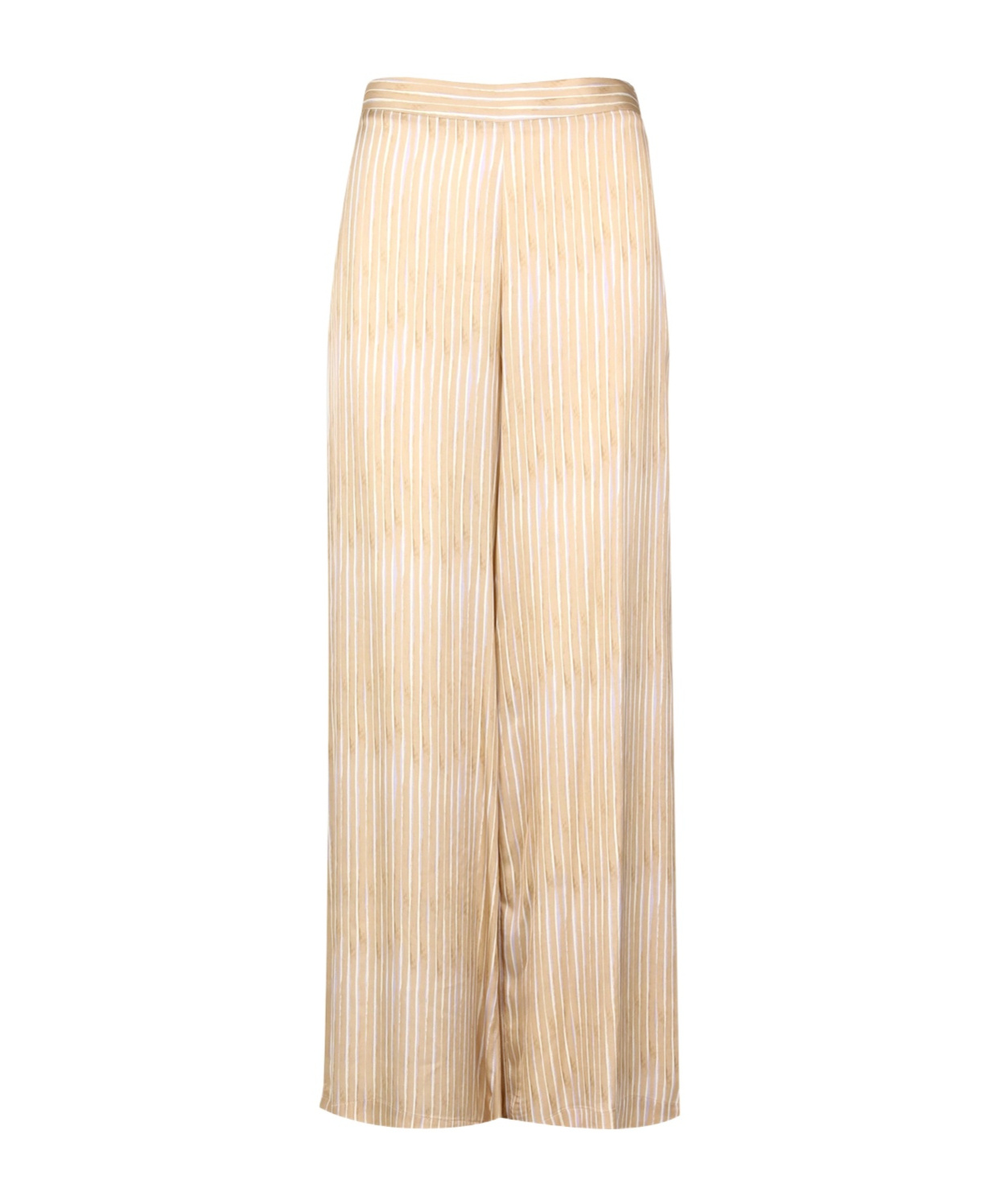 Ottod'ame Wide-leg Casual Pants In Nude