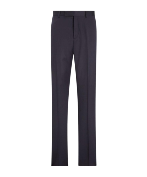 Dior Creased Detail Casual Pants In Black