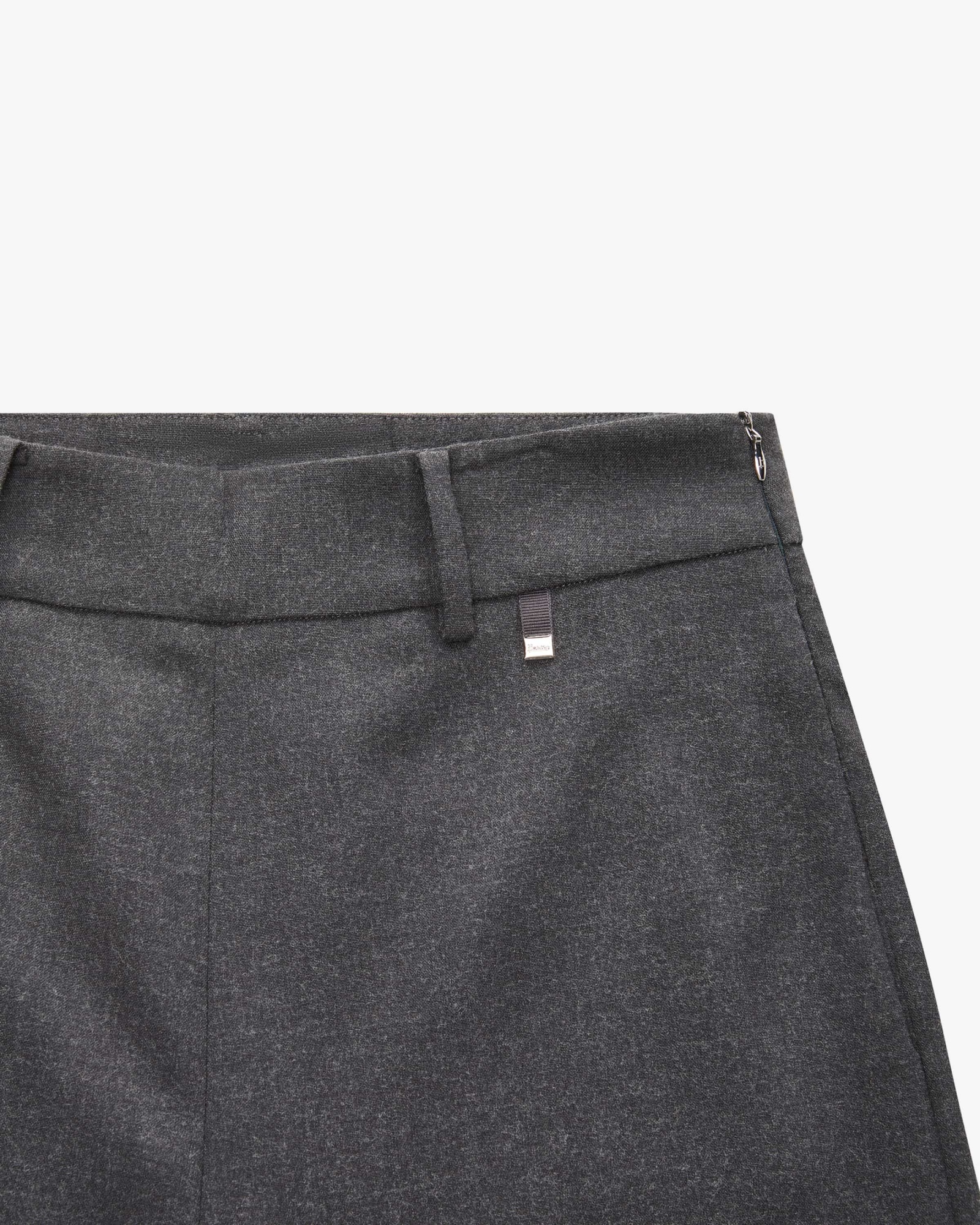 Herno Resort Trousers In Melange Fabric In Gray