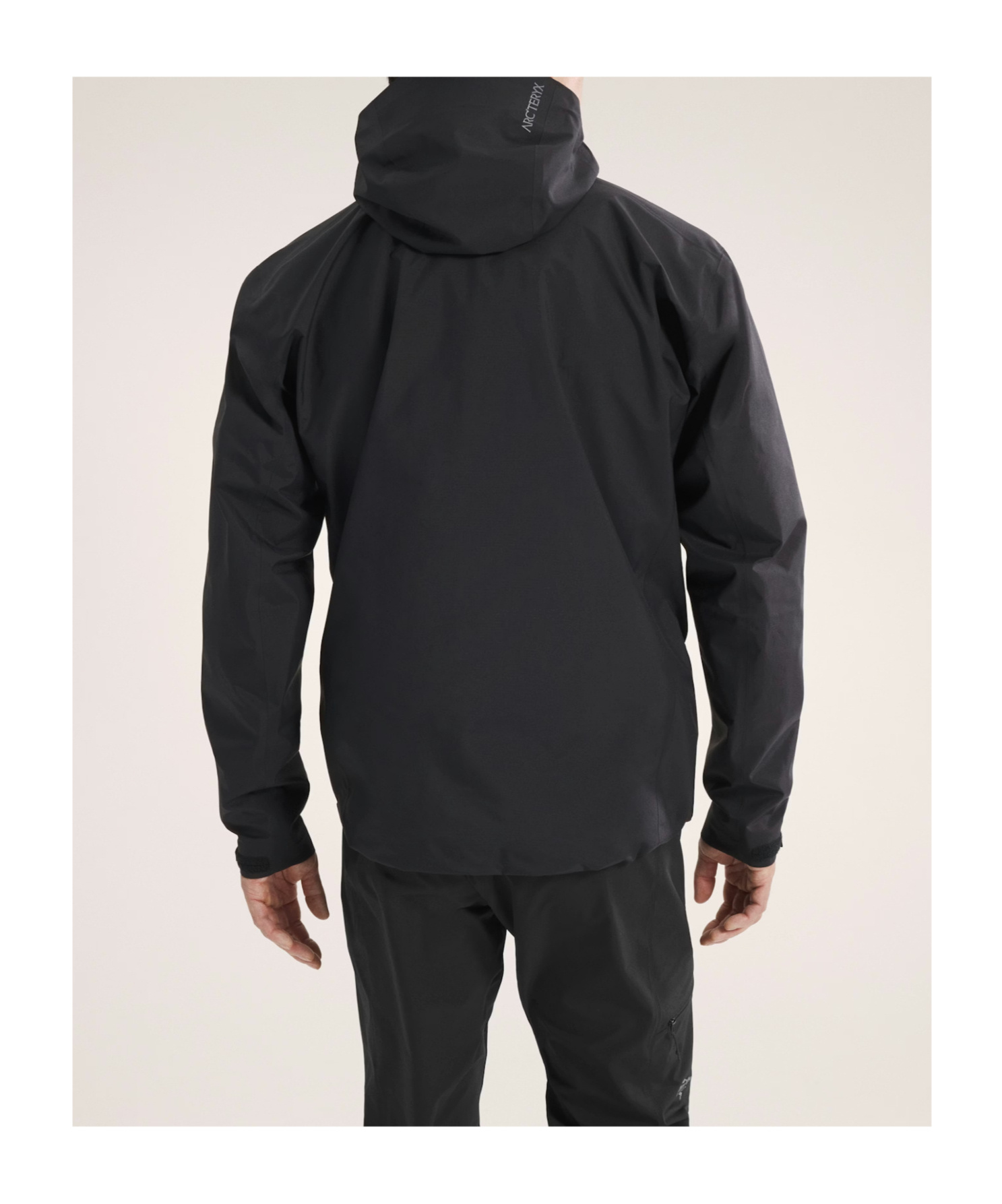 Arc'teryx Beta Hooded Windbreakers Jacket In Black