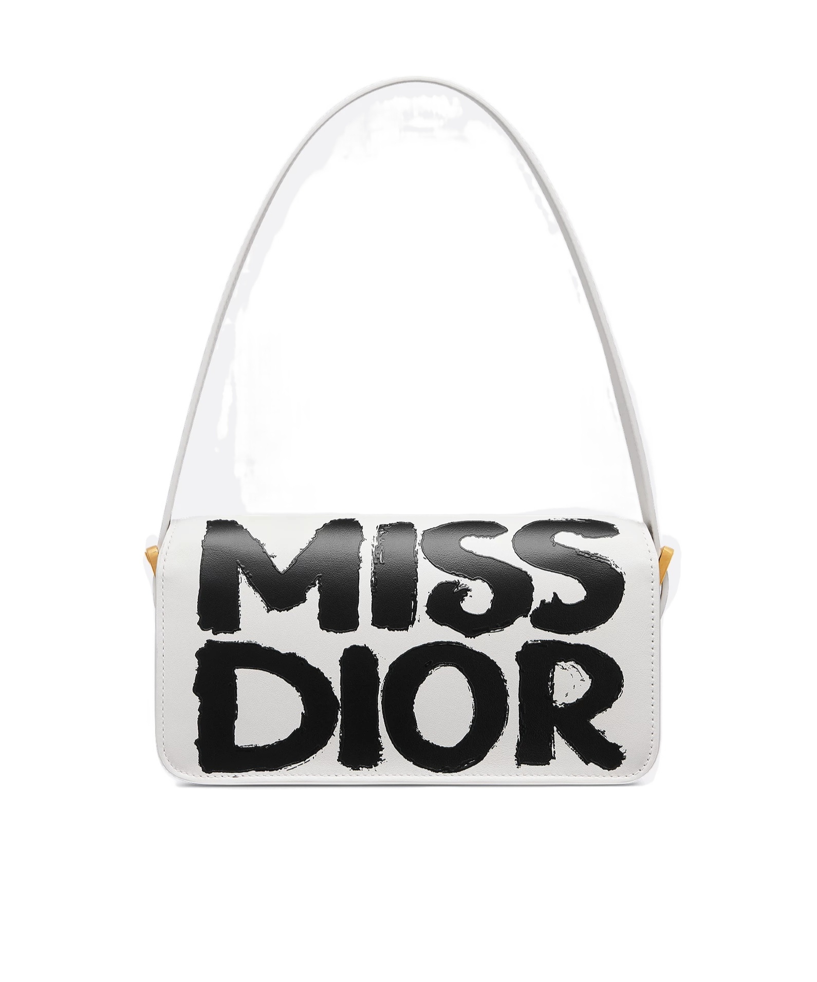 Dior Miss Flip Shoulder Bag In White