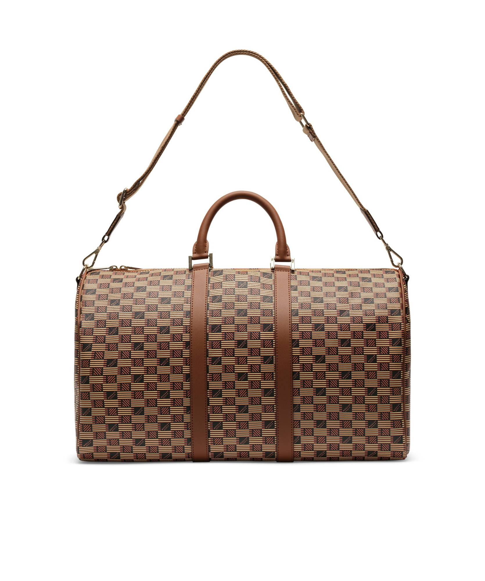 Moreau Boston Travel Bag In Brown