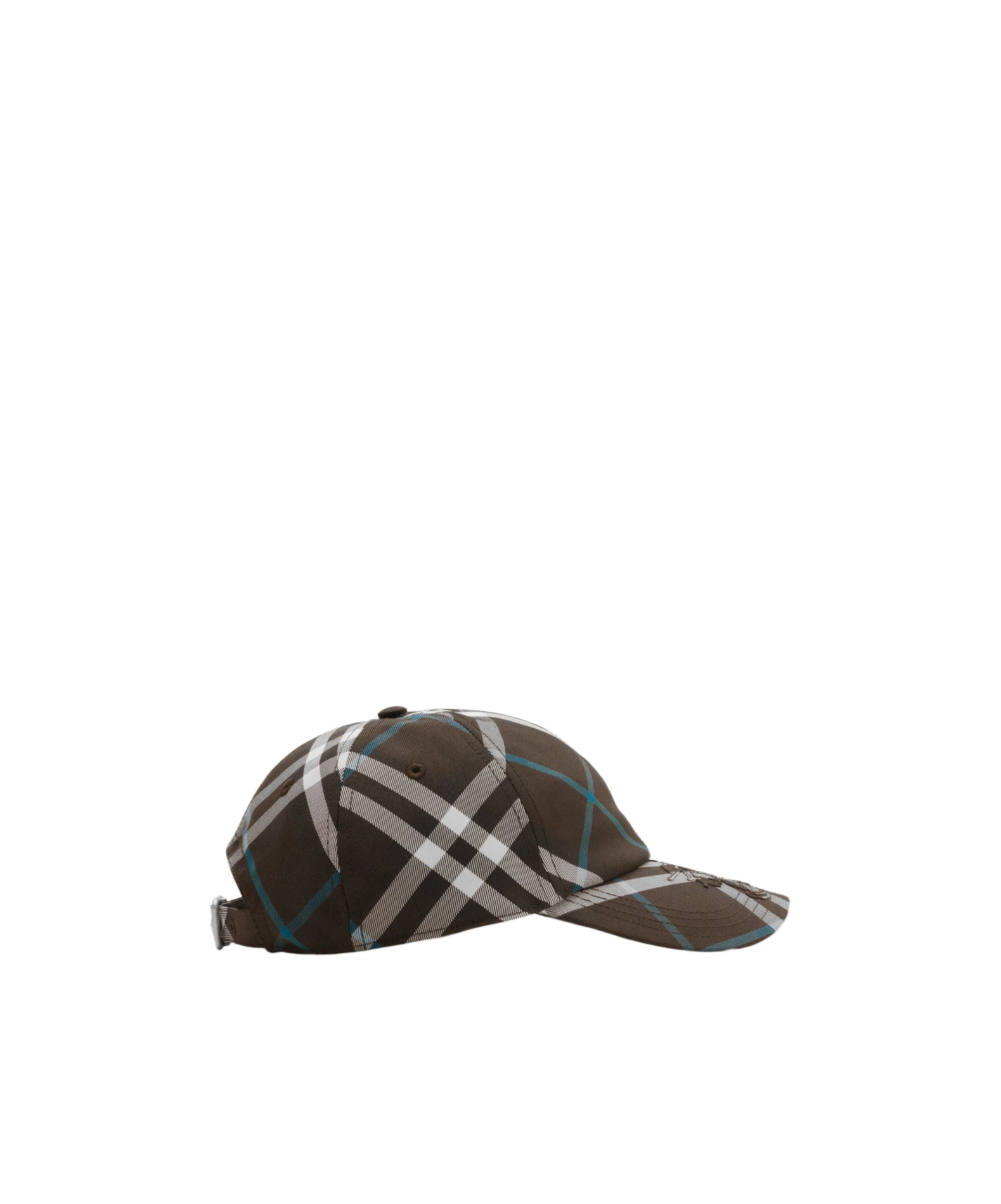 Burberry Men's Ekd Check Baseball Cap In Brown
