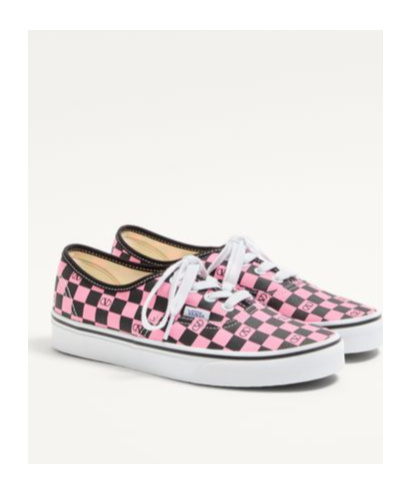 Valentino Garavani And Vans Low-top Trainer In Fabric With Vlogo Checkerboard Print In Multi