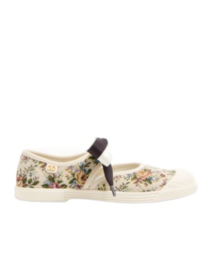 Valentino Bay By Bay Jacquard Ballet Flats In Nude