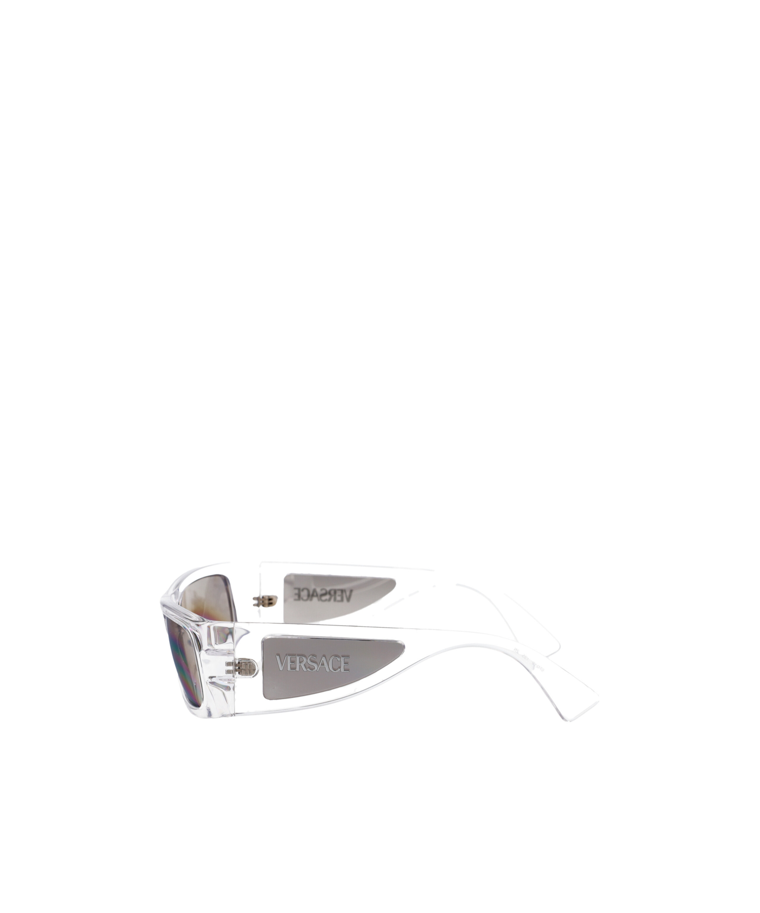 Versace Logo Sunglasses In White