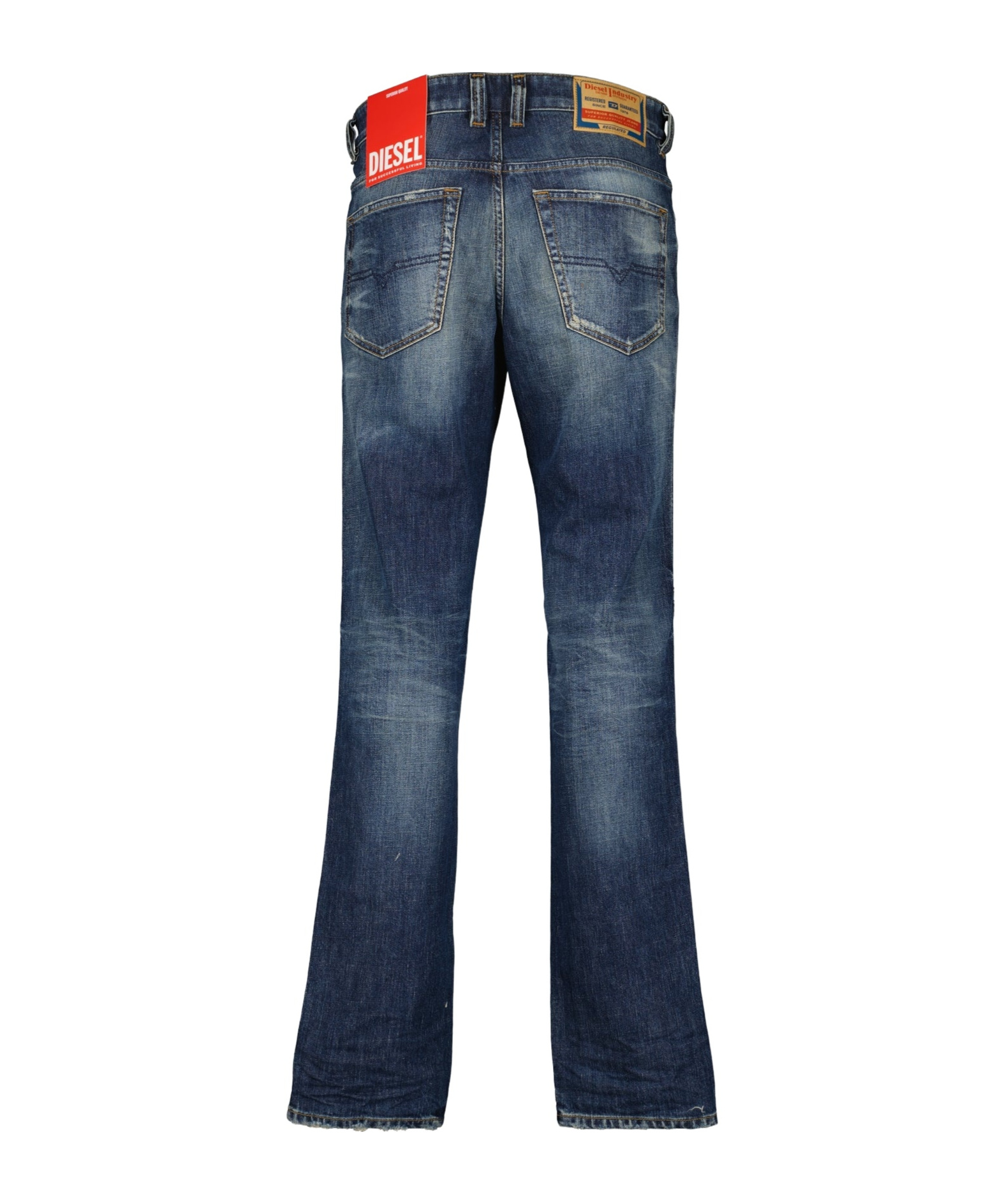 Diesel D-vyl 1993 Faded Bootcut Jeans In Blue