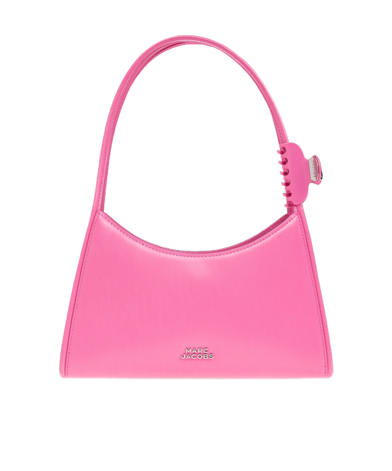 Marc Jacobs Glam Claw Clip Leather Shoulder Bag