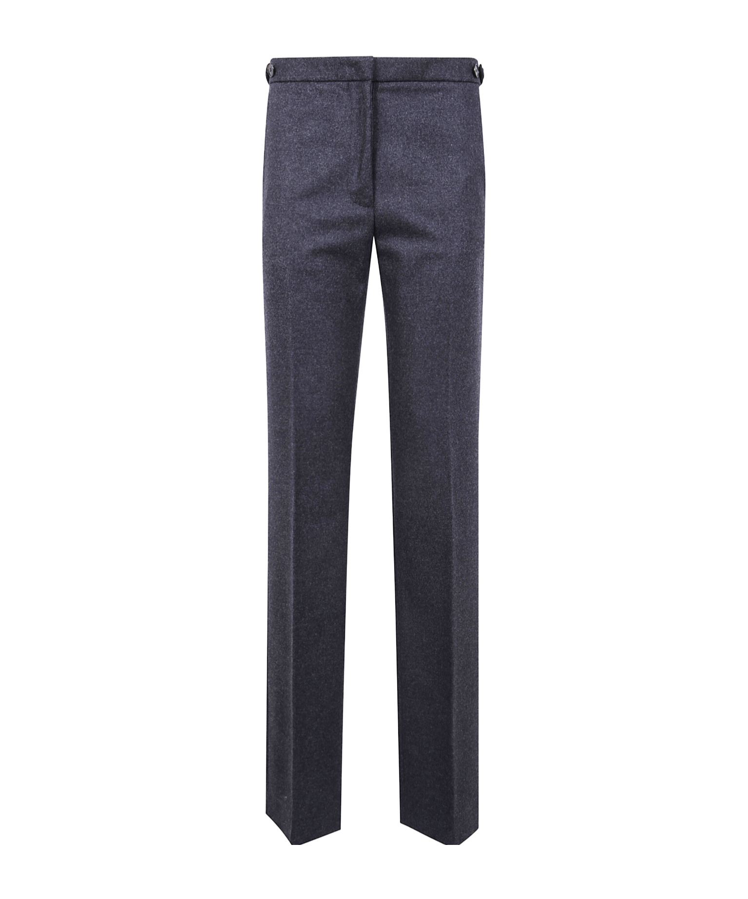Darkpark Tailored Wool Pants With Pleats And Pockets In Blue
