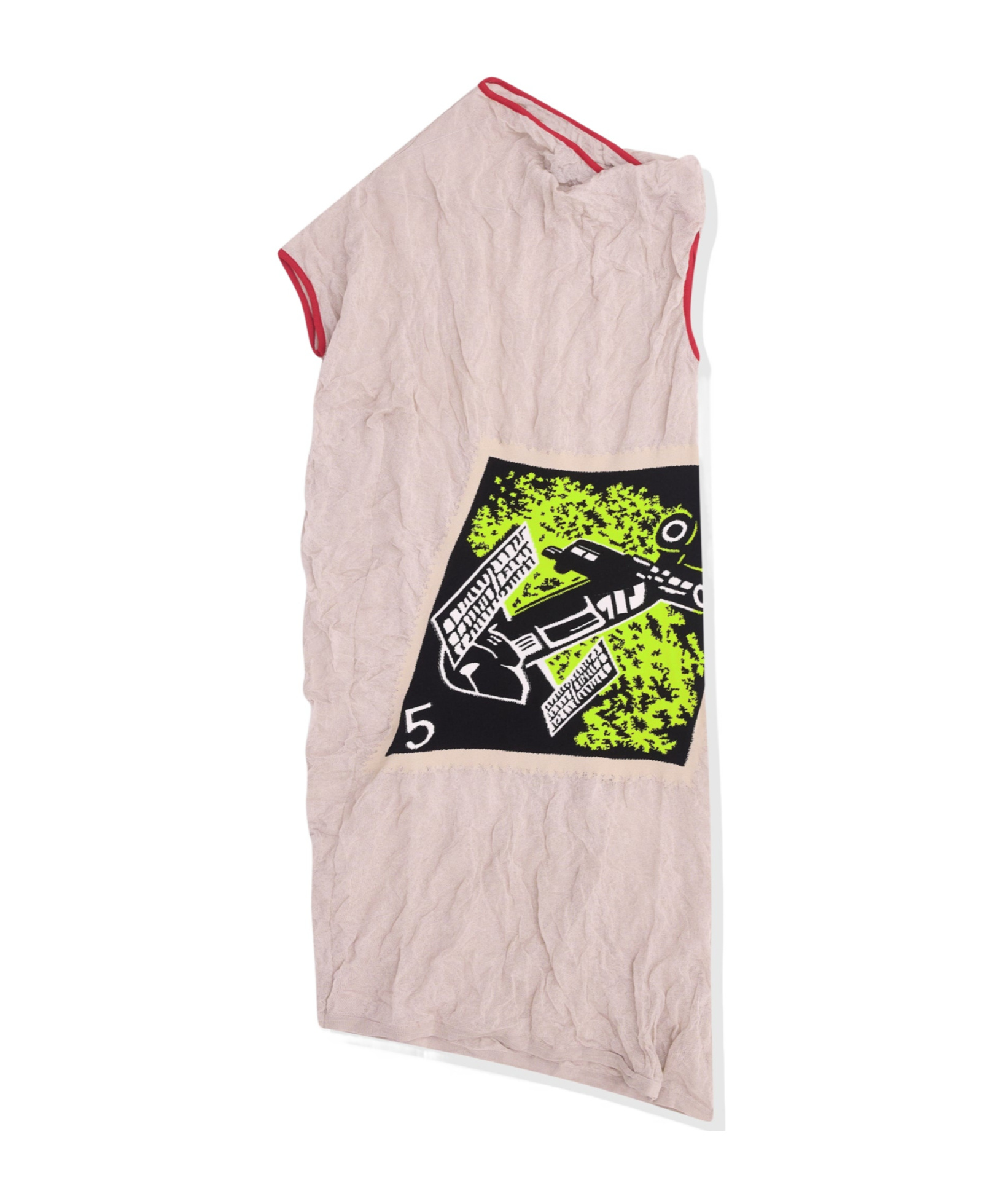 Kiko Kostadinov Satellite Knit Dress In Pink