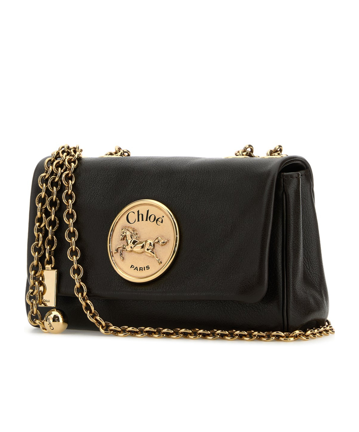 Chloé Brown Leather Heritage Shoulder Bag
