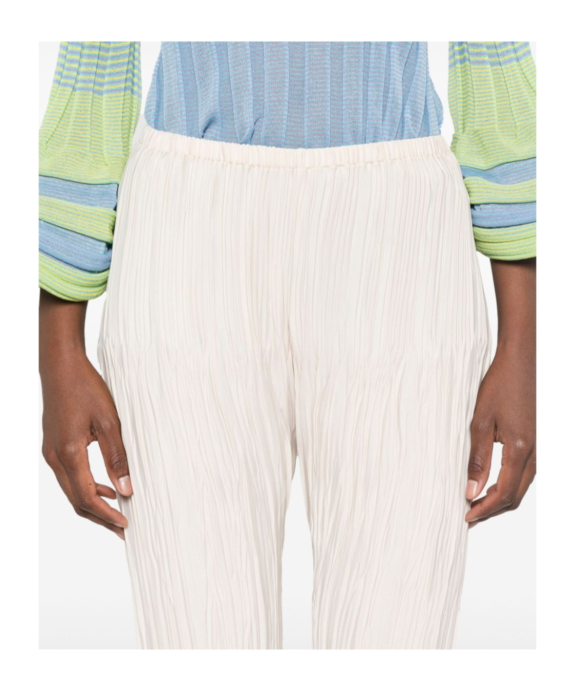 Forte Forte Women Pleated Crepe Trousers In Pink