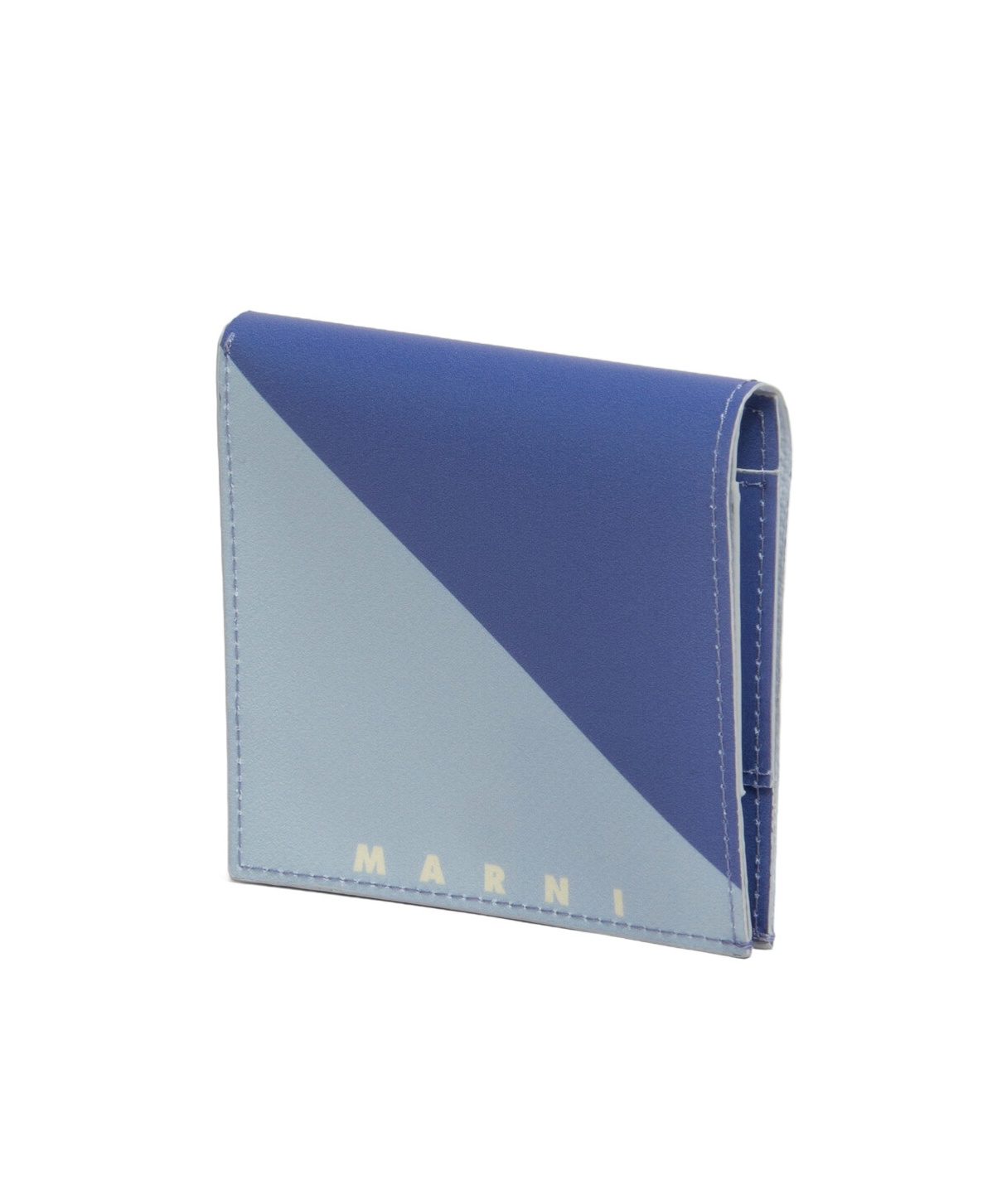MARNI WHITE AND BLACK TRIBECA BIFOLD WALLET