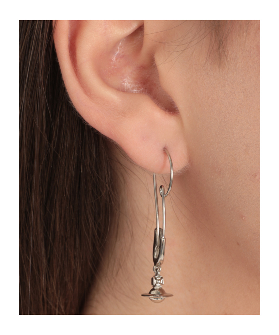 Vivienne Westwood Large Maxima Earrings Silver Women