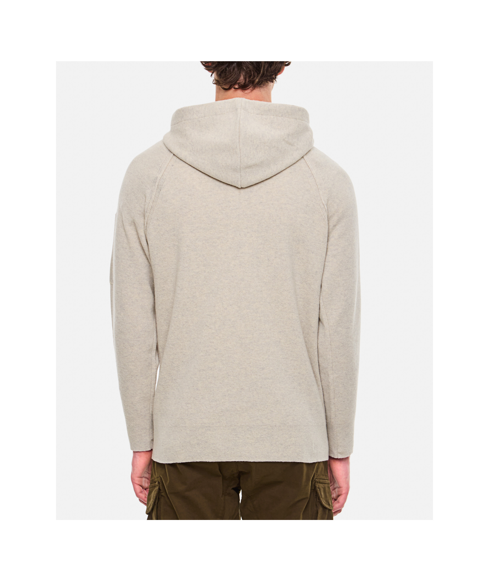 C.p. Company Cp Company Sea Island Cotton Sweatshirt With Logo In Nude