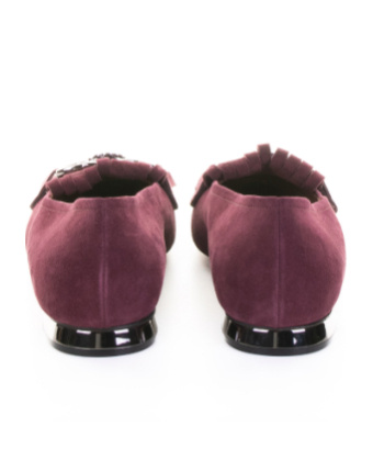 Casadei Fringe-detail Suede Pumps In Red