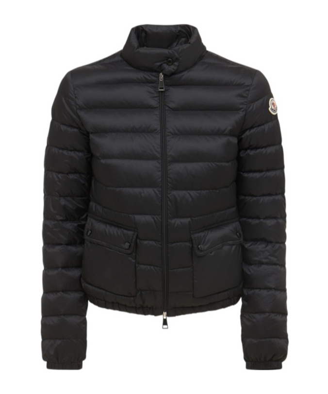 Moncler Down Jacket In Black
