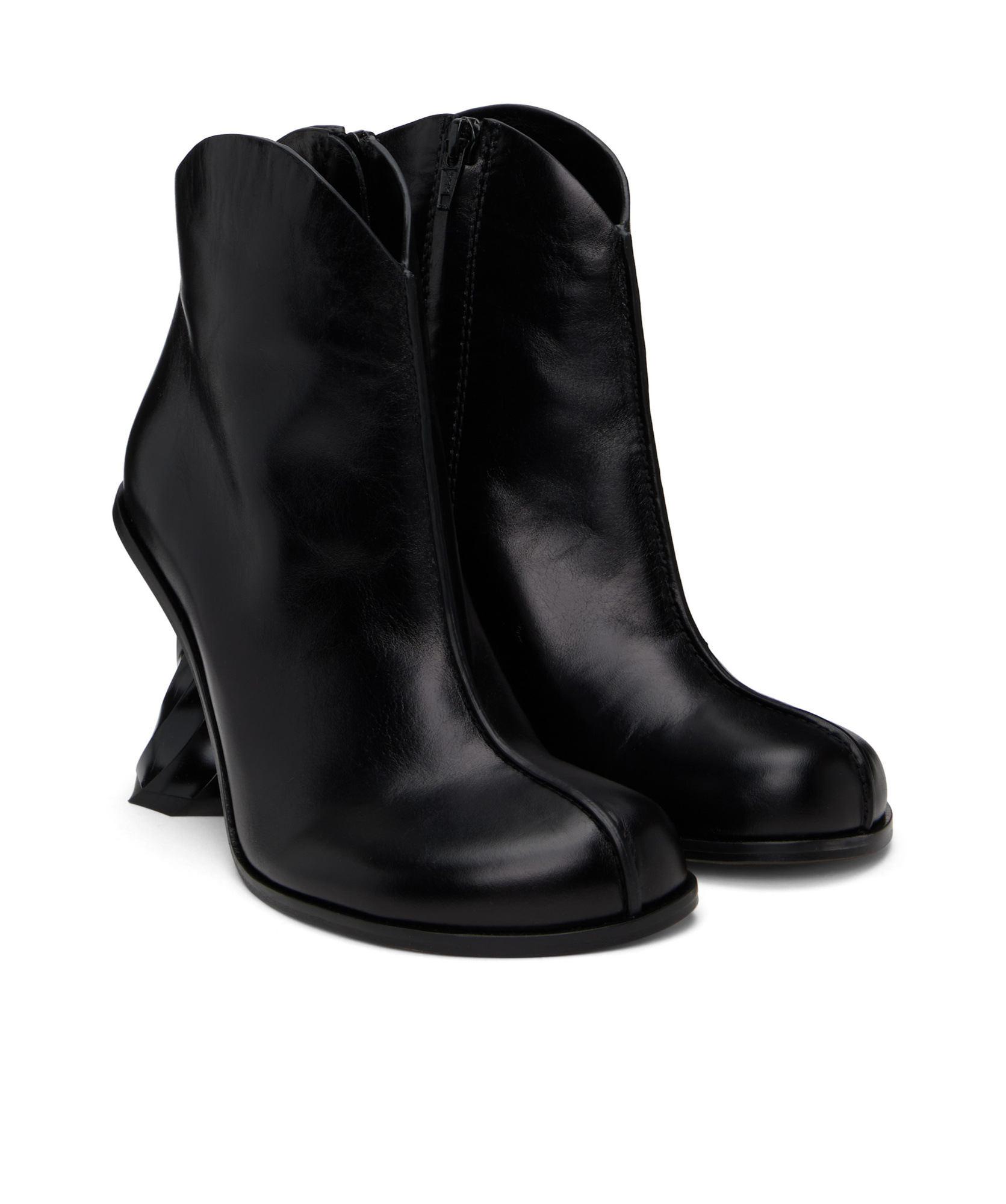 Shop Jw Anderson Twisted Short Boots In Black