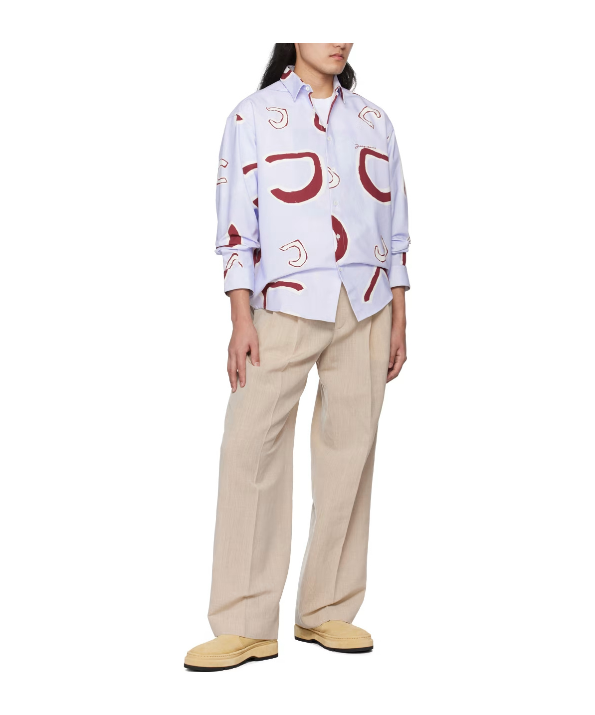 Jacquemus La Chemise Simon Cotton Shirt In White