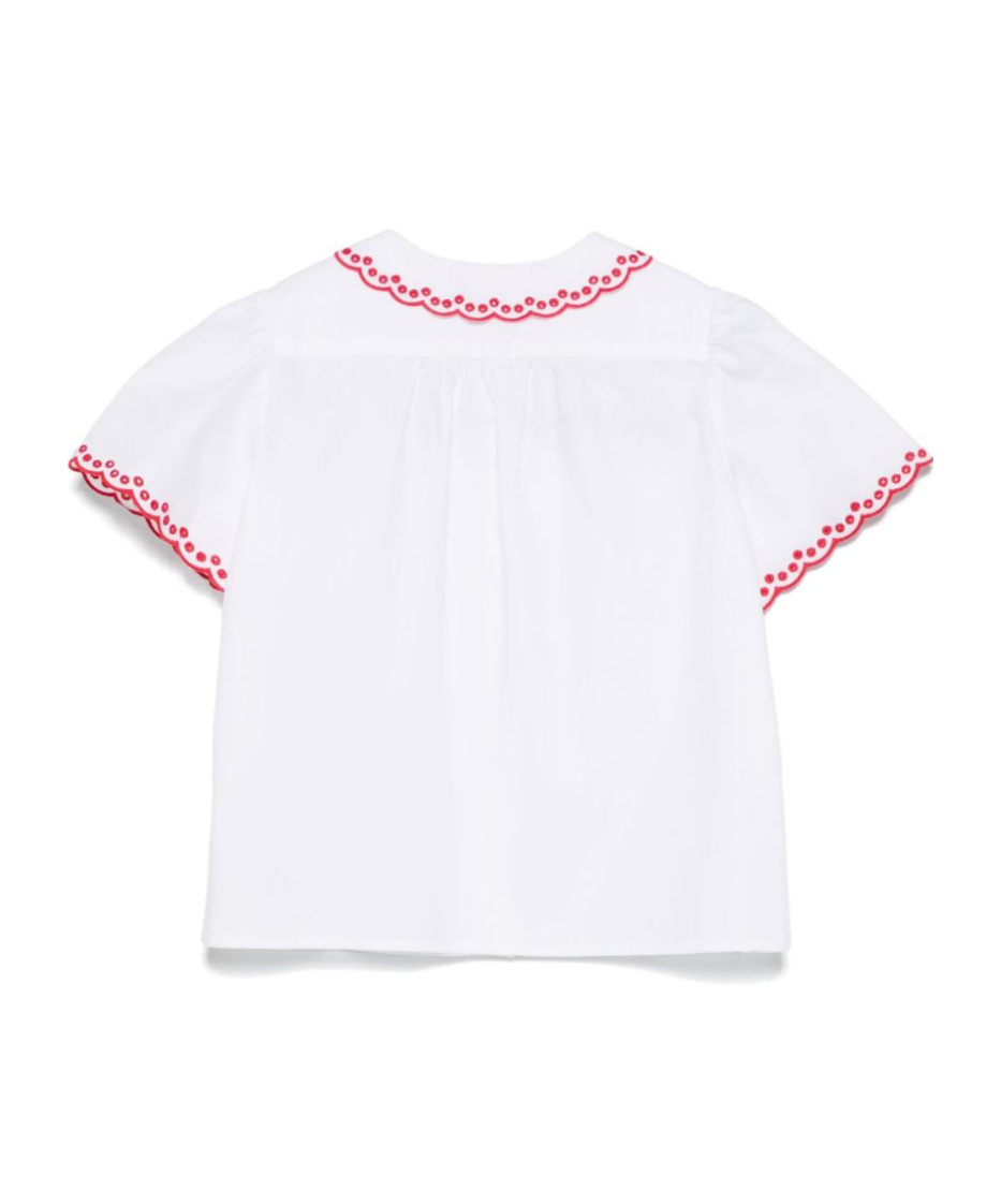 Bonpoint Kids White Ezzie Blouse In White