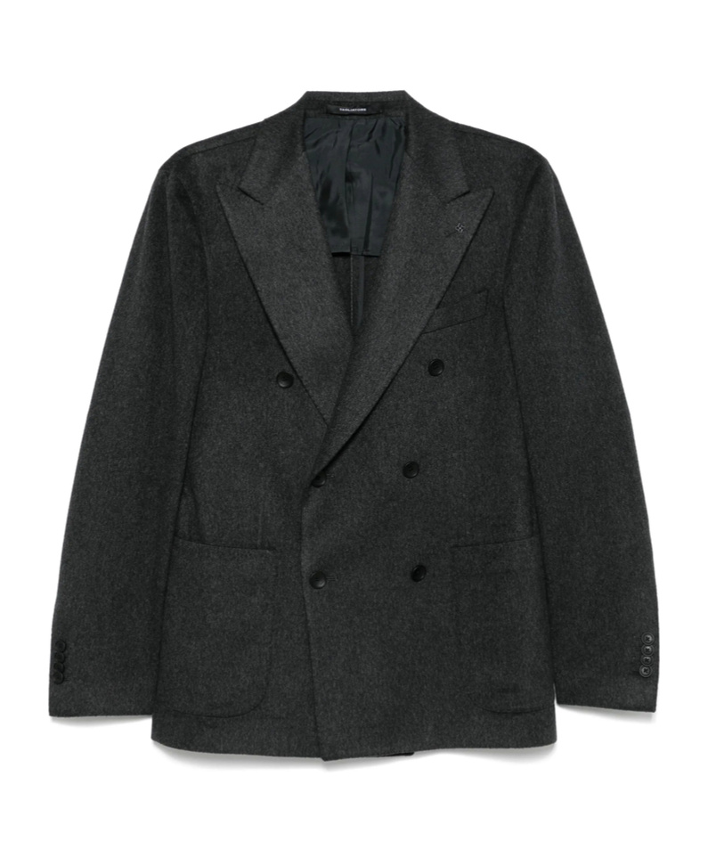 Tagliatore Long-sleeved Suit Jacket In Black