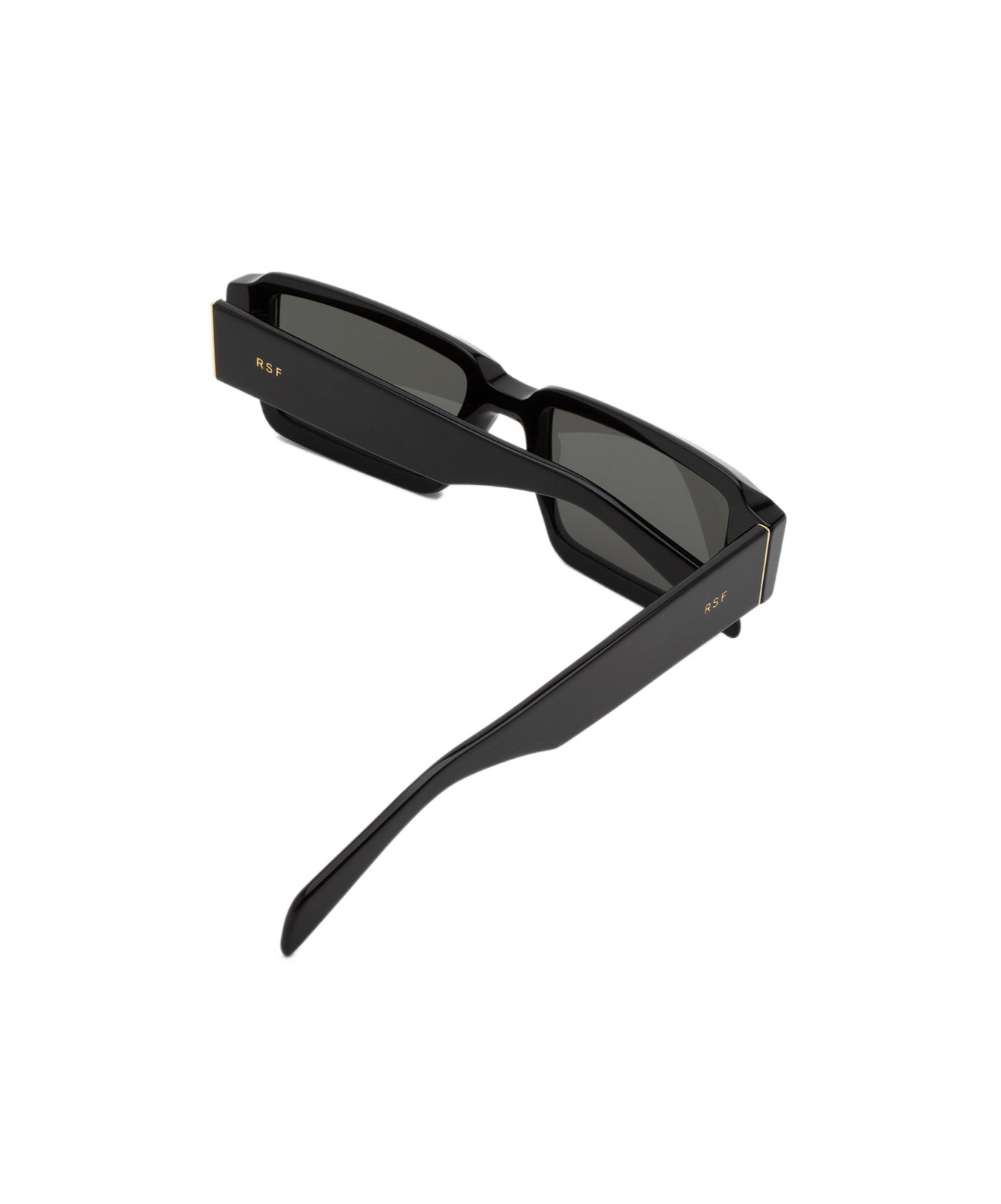 Retrosuperfuture Rectangular Frame Sunglasses In Black