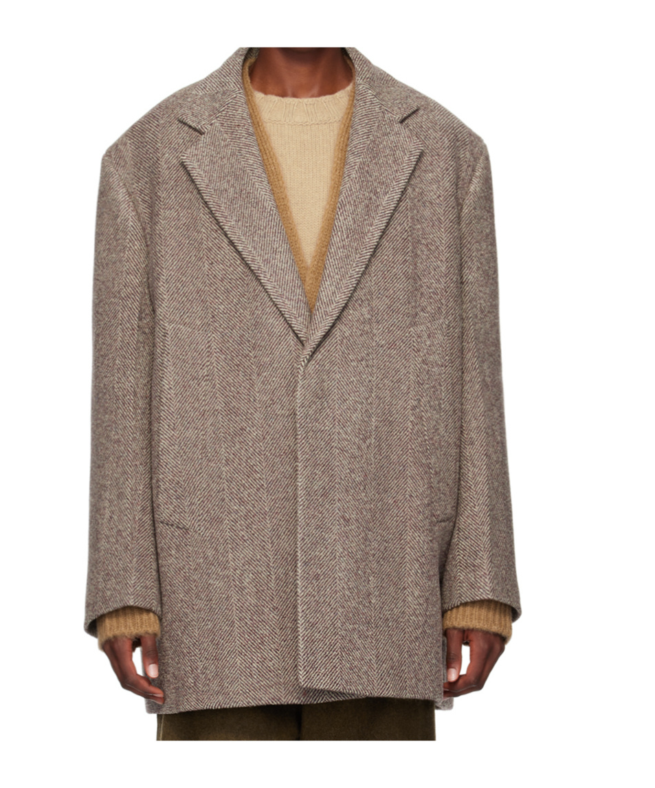Jil Sander Long-sleeved Giacca Jacket In Gray