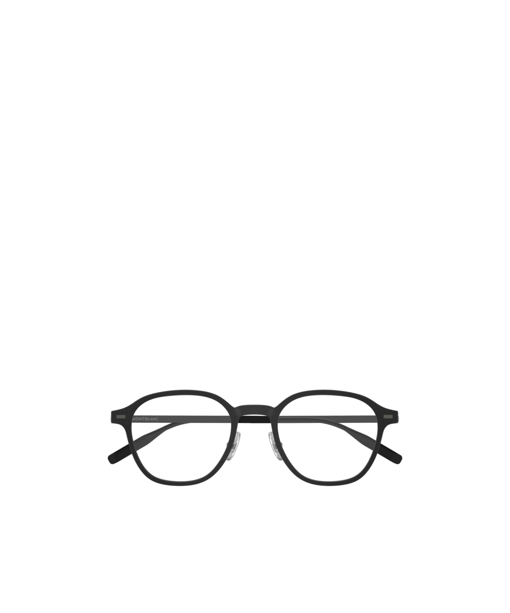 Montblanc Round-frame Glasses In Black