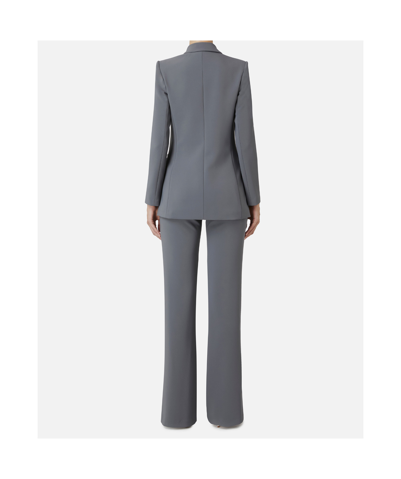 ELISABETTA FRANCHI LONG-SLEEVED SUIT JACKET AND TROUSER SET
