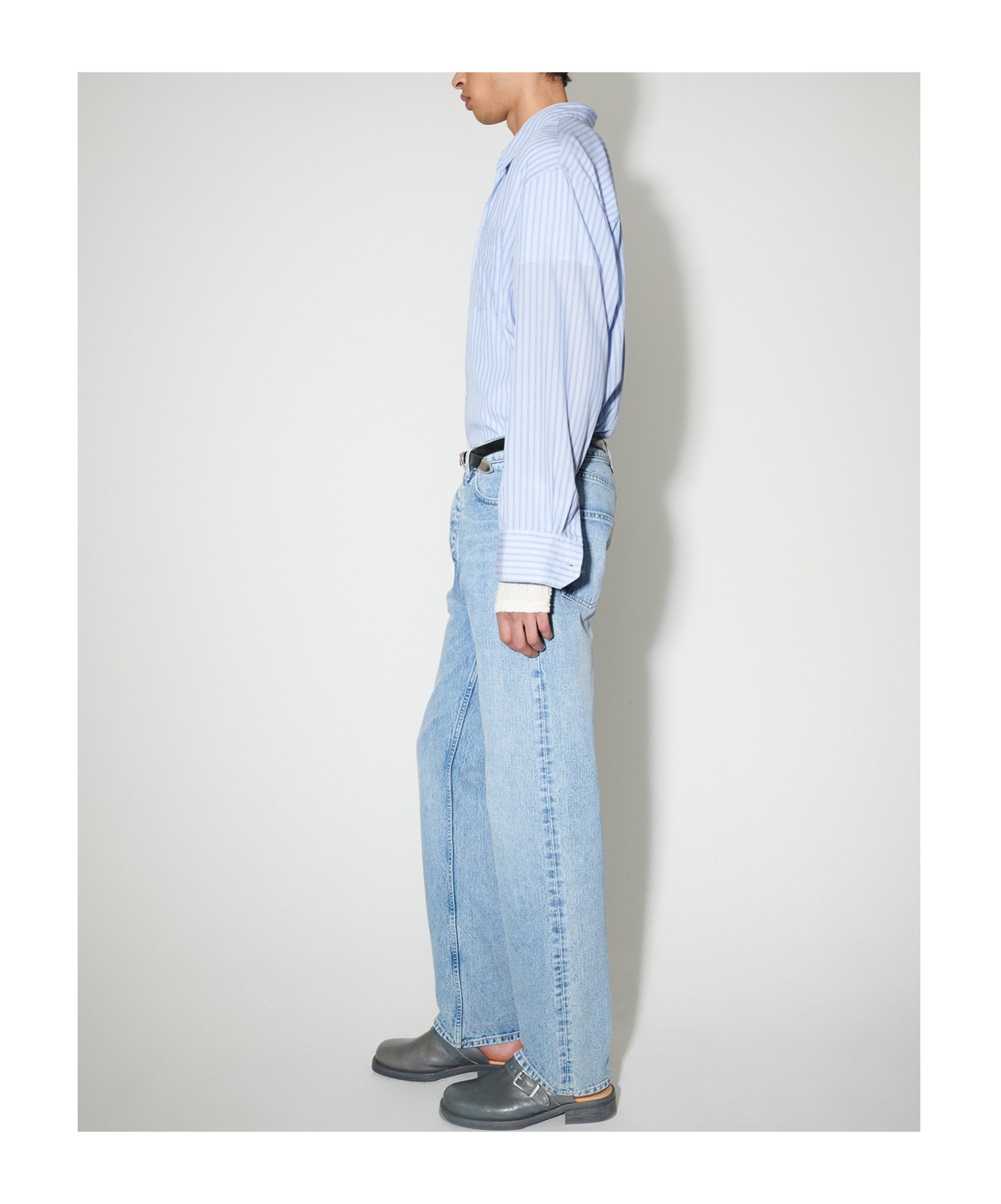Our Legacy First Cut Left Hand Twill Jeans In Blue