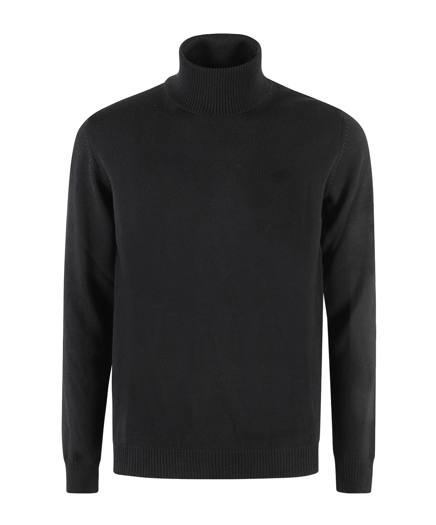 Roberto Collina Turtleneck Long Sleeve Sweater In Black