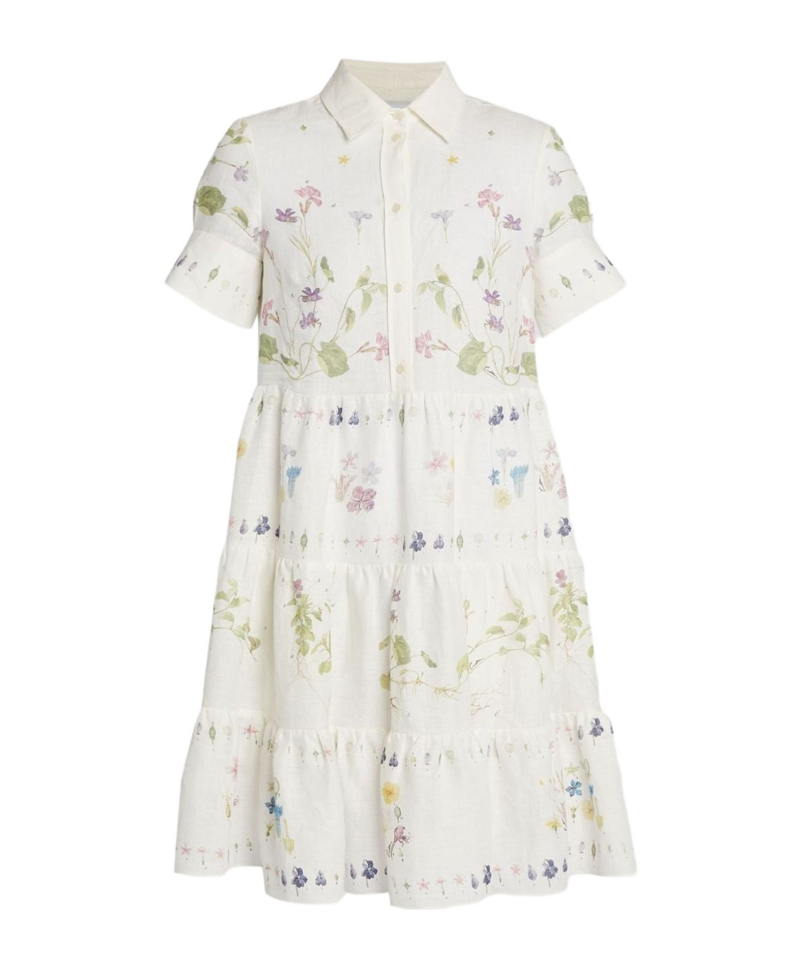 Shop Erdem Short Sleeve Dress