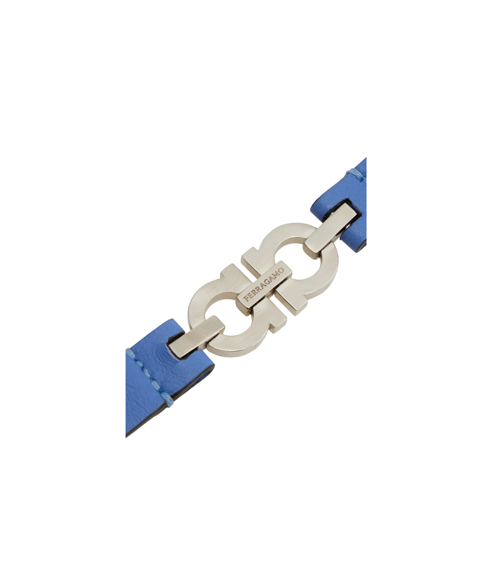 Ferragamo Double Gancini Bracelet In Blue