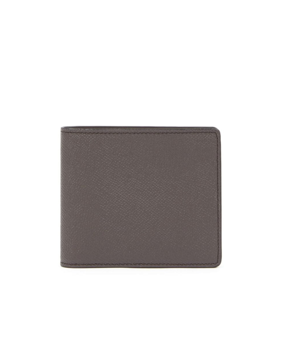 Maison Margiela Four-stitch Leather Card Holder In Brown