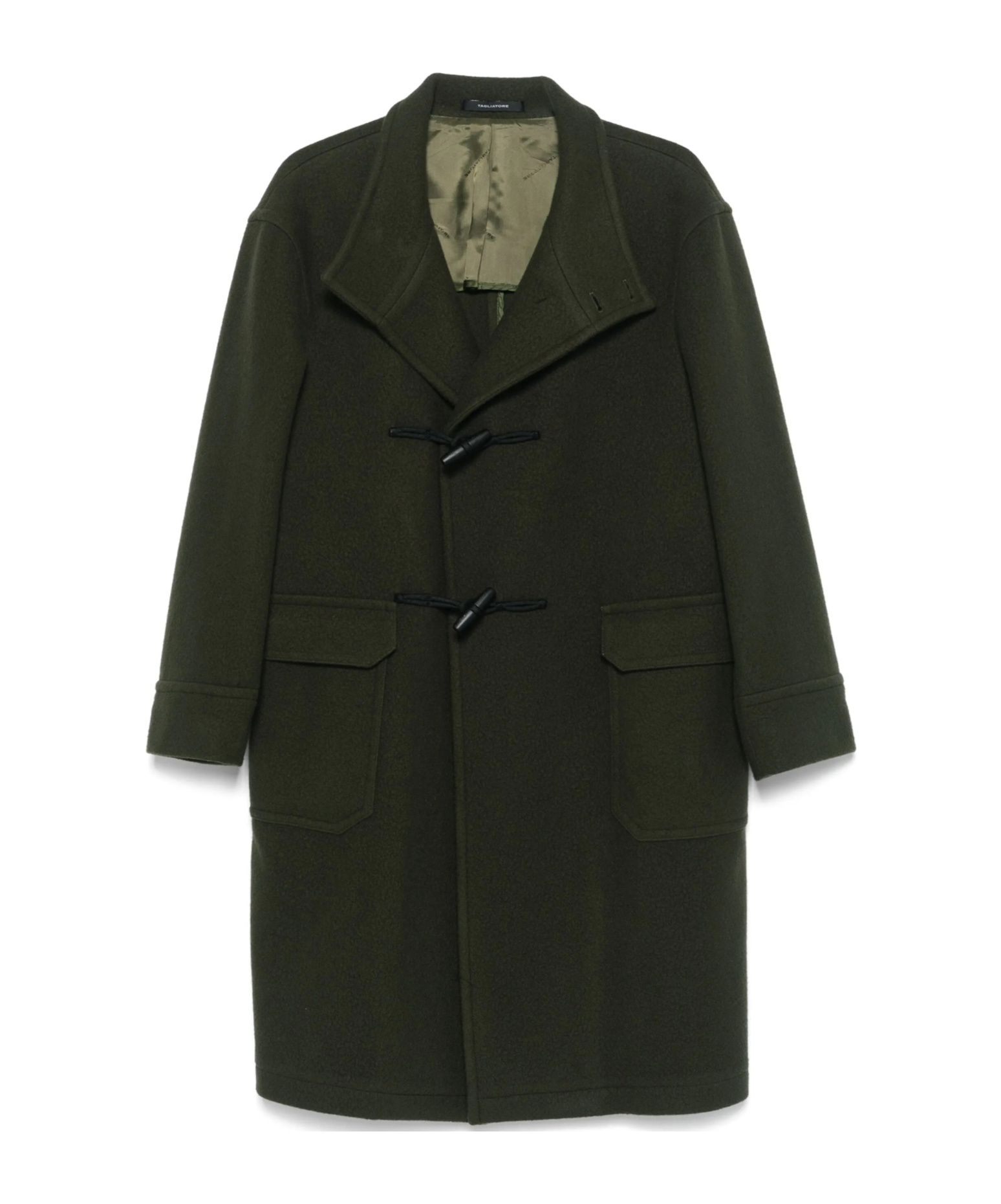 Tagliatore Long-sleeved Coat In Gray