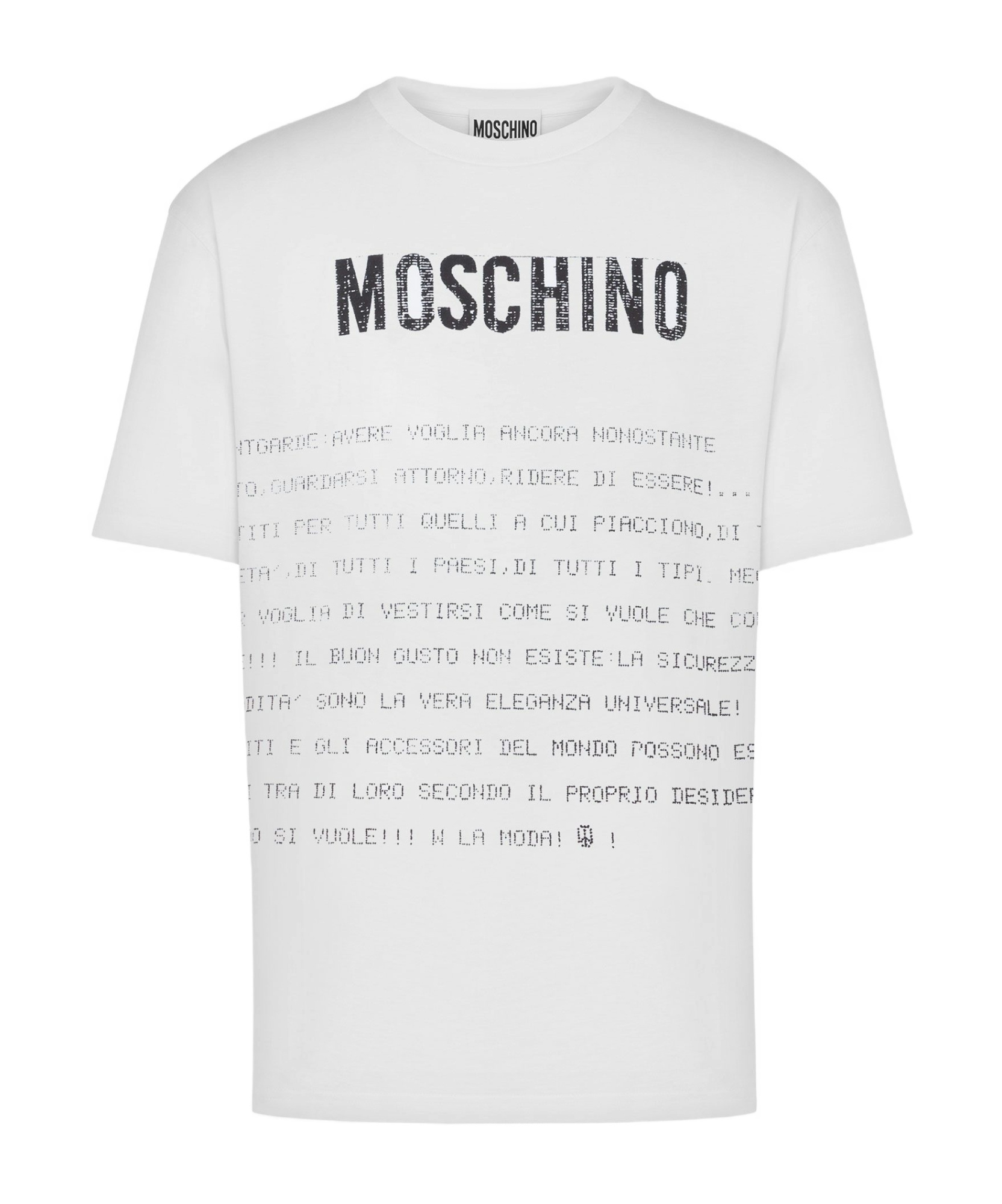 Moschino Short-sleeved T-shirt In White