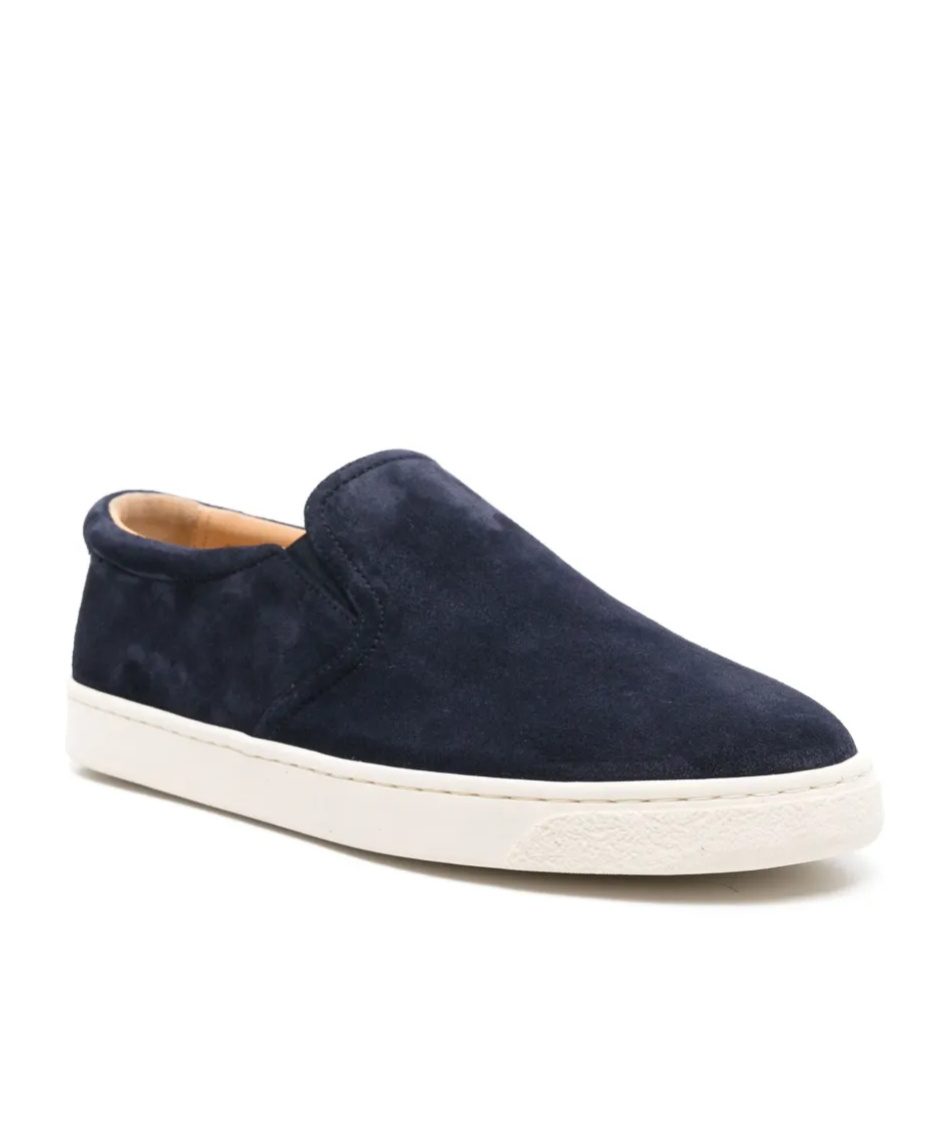 Brunello Cucinelli Suede Sneakers In Black
