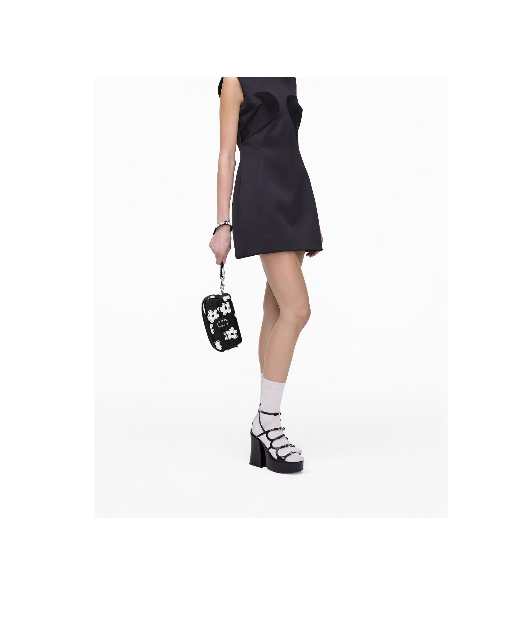 Marc Jacobs Black The Daisy Clover Shoulder Bag In Black