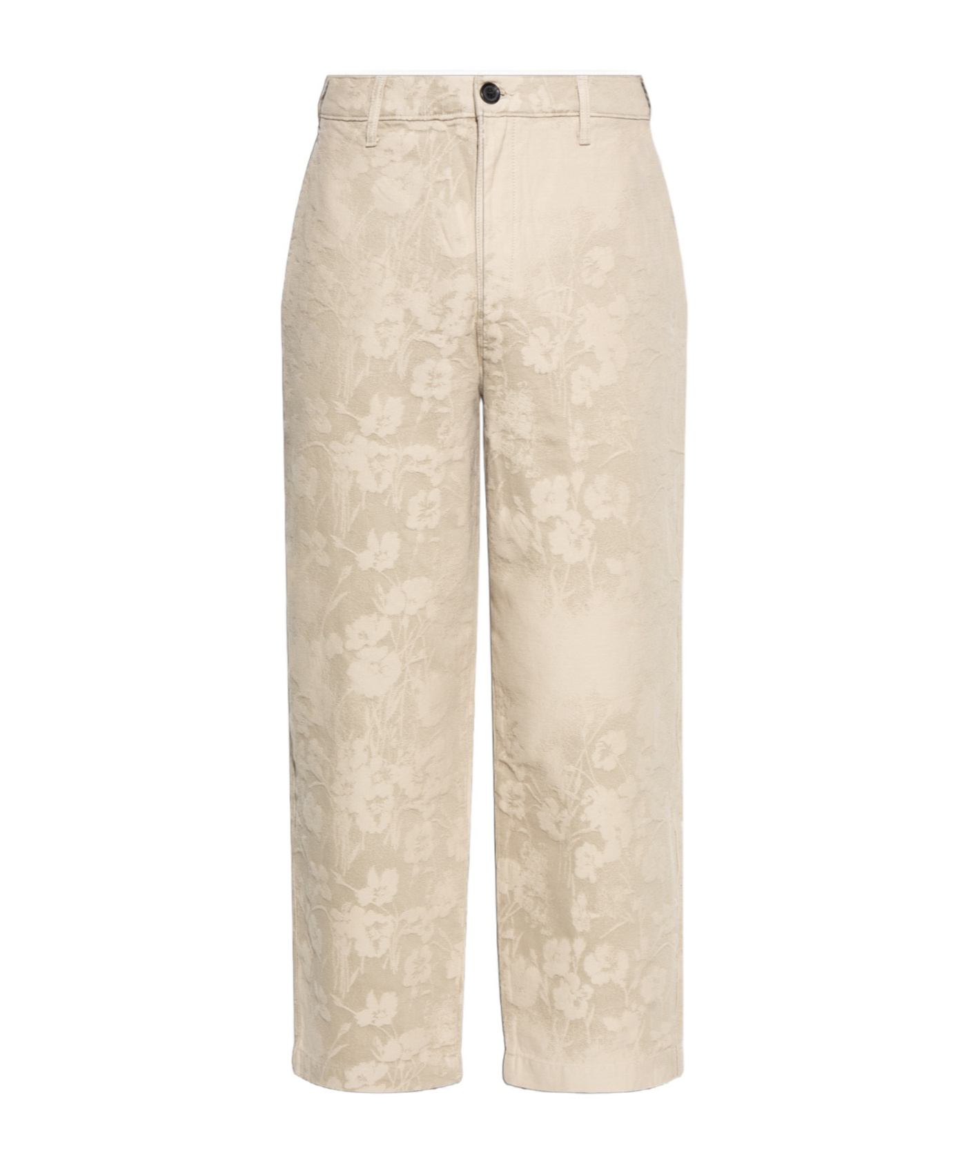Shop Paul Smith Floral-print Trousers In Nude