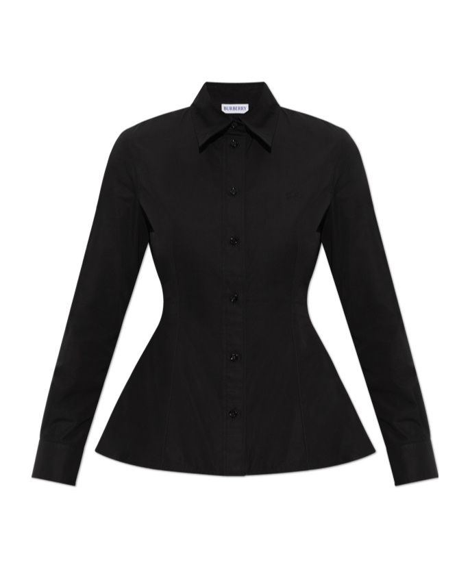 Burberry Long Sleeve Shirt In Black