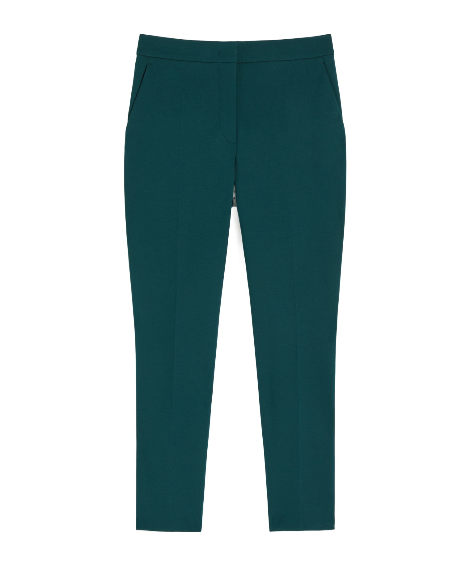 Max Mara Viscose Knit Trousers In Green