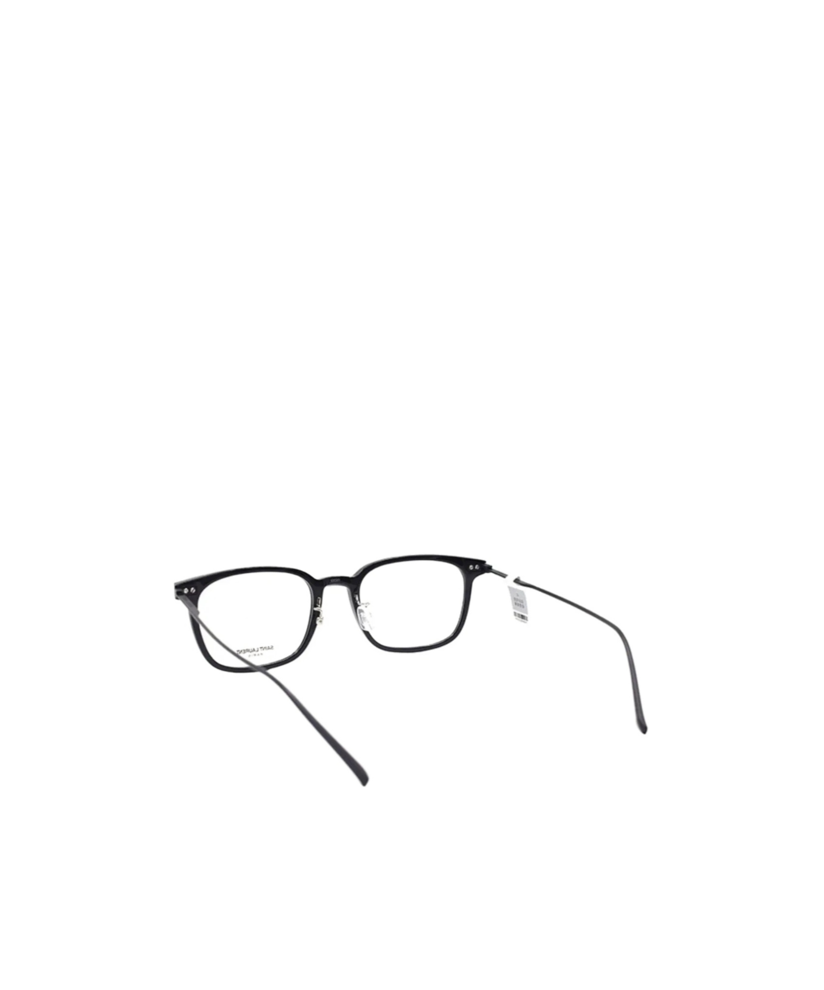 Saint Laurent Logo Flat Mirror In Black