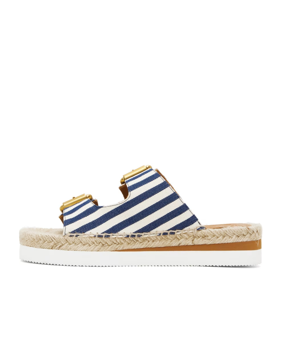 See By Chloé Glyn Buckle Slippers In Nude