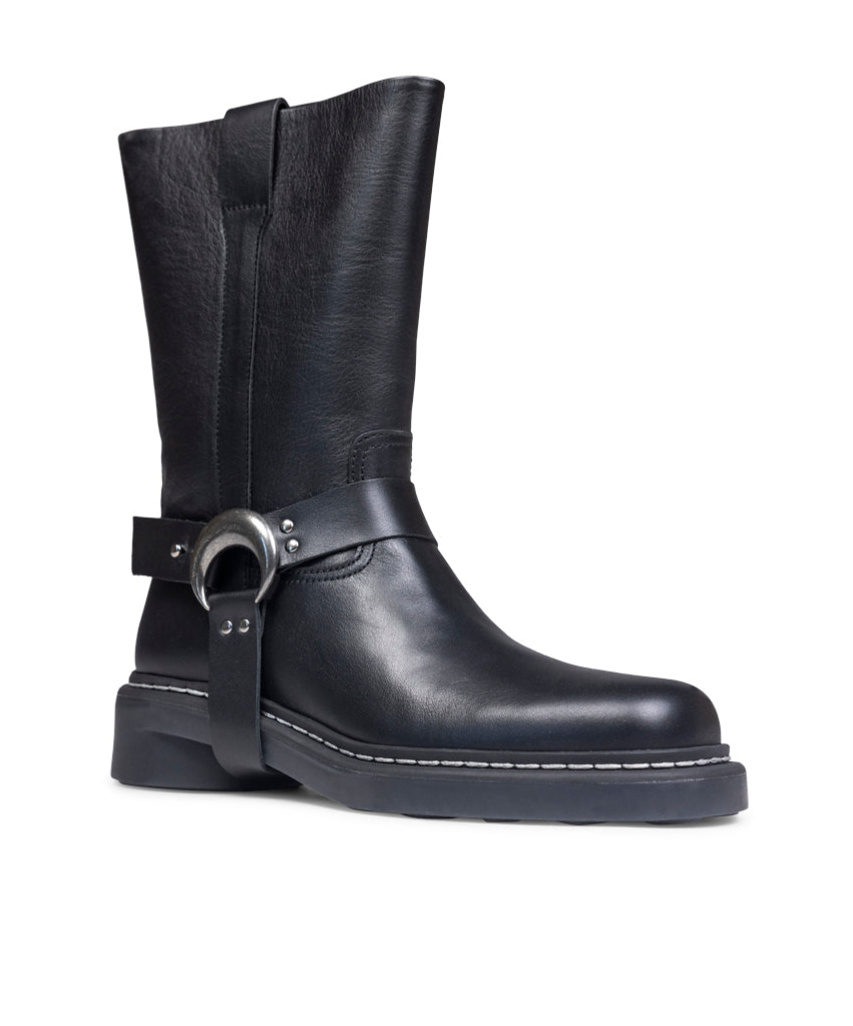 Marine Serre Round Toe Ankle Boots